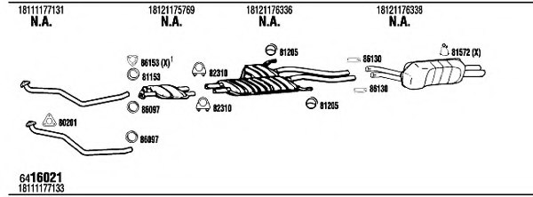 WALKER BW53503 Exhaust System